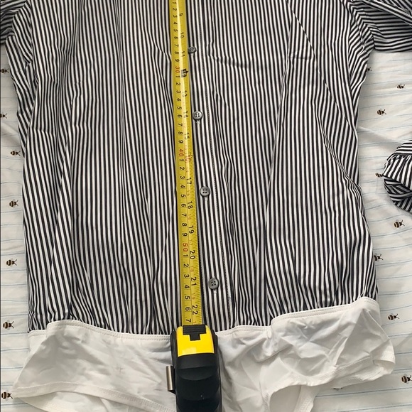 NWT Jcrew stripe bodysuit shirt size 4 - Picture 4 of 5